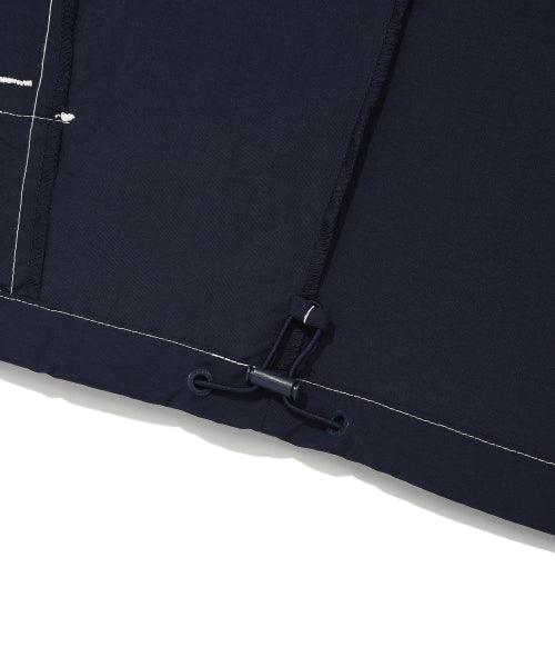 Nylon Hooded Anorak Navy