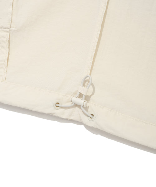 Nylon Hooded Anorak Ekru
