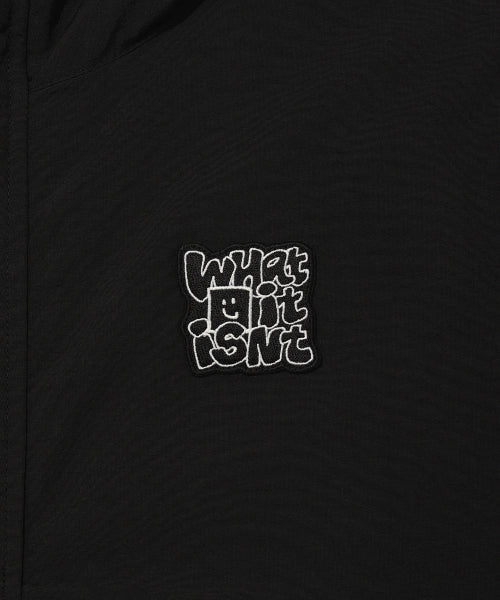 Nylon Hooded Anorak Black