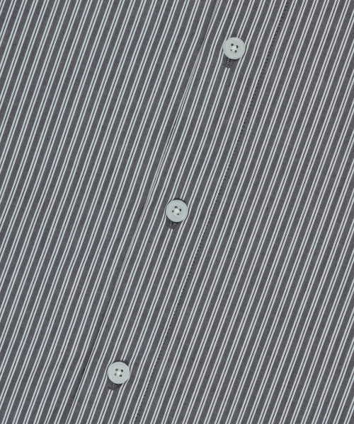 Wappen Stripe Short Sleeve Shirt Gray