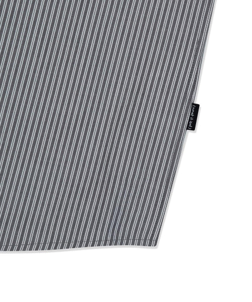 Wappen Stripe Short Sleeve Shirt Gray