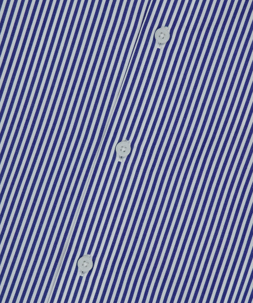Wappen Stripe Short Sleeve Shirt Blue
