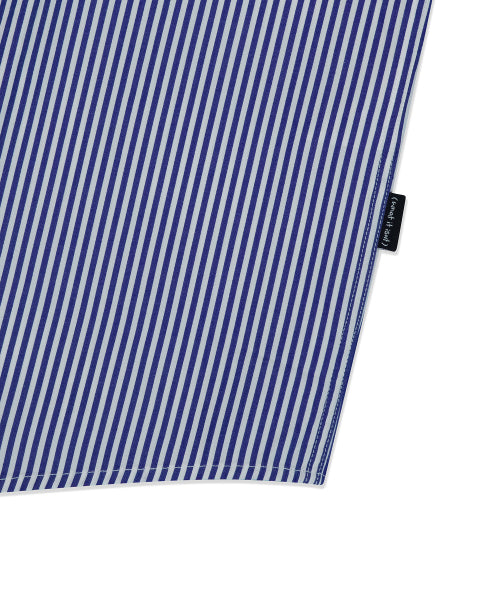 Wappen Stripe Short Sleeve Shirt Blue