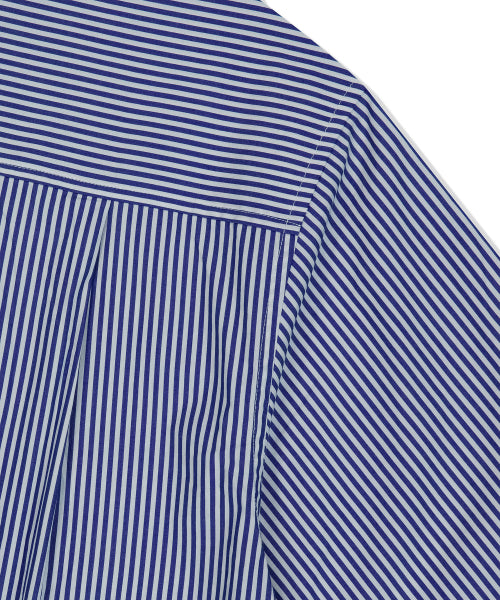 Wappen Stripe Short Sleeve Shirt Blue