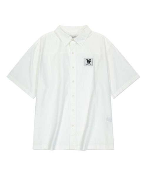 Wappen Paper Short-Sleeved Shirt White