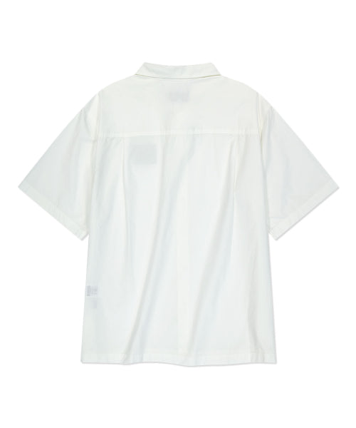 Wappen Paper Short-Sleeved Shirt White