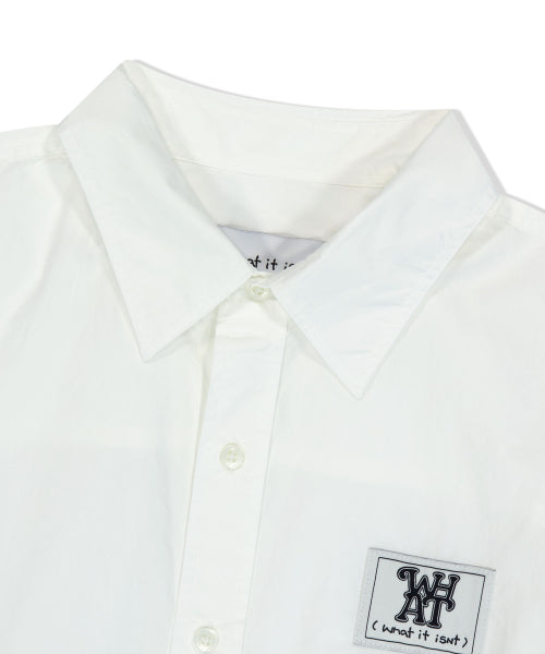 Wappen Paper Short-Sleeved Shirt White