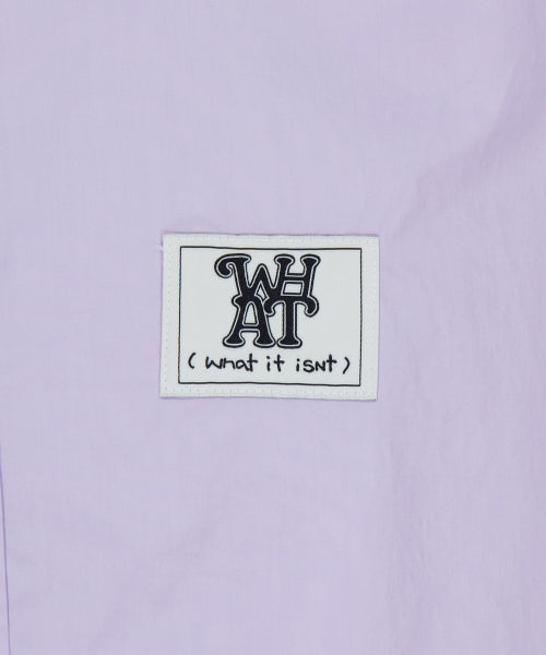 Wappen Paper Short-Sleeved Shirt Purple
