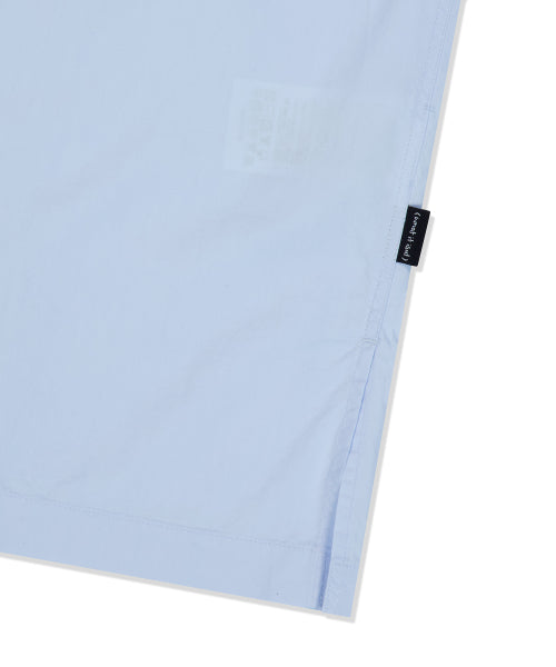 Wappen Paper Short-Sleeved Shirt Light Blue