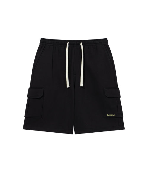 REGULAR-FIT AUTHENTIC LOGO SWEAT CARGO SHORTS