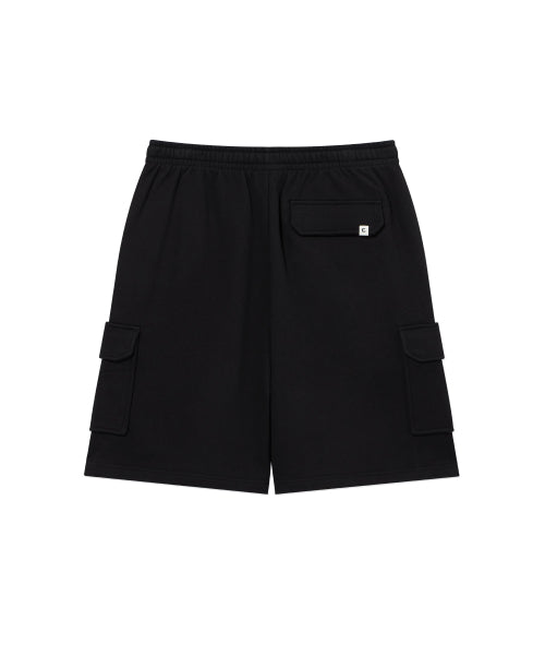 REGULAR-FIT AUTHENTIC LOGO SWEAT CARGO SHORTS