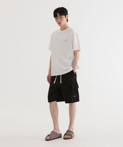 REGULAR-FIT AUTHENTIC LOGO SWEAT CARGO SHORTS