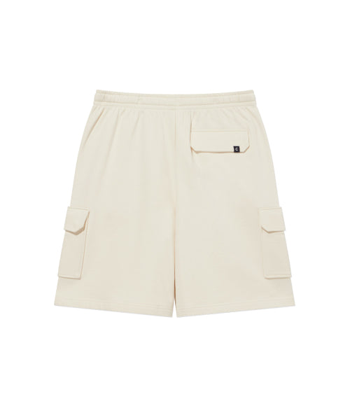REGULAR-FIT AUTHENTIC LOGO SWEAT CARGO SHORTS