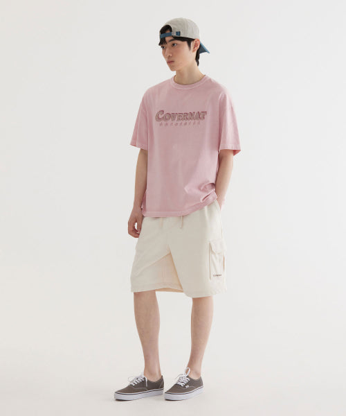 REGULAR-FIT AUTHENTIC LOGO SWEAT CARGO SHORTS