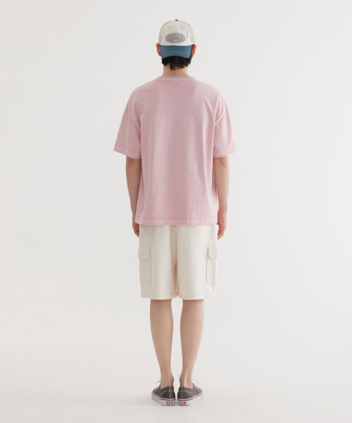REGULAR-FIT AUTHENTIC LOGO SWEAT CARGO SHORTS