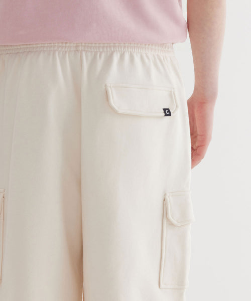 REGULAR-FIT AUTHENTIC LOGO SWEAT CARGO SHORTS