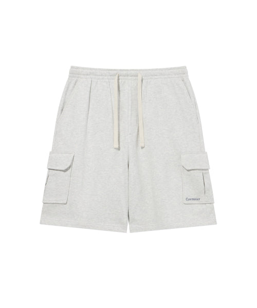 REGULAR-FIT AUTHENTIC LOGO SWEAT CARGO SHORTS