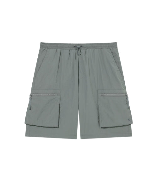 REGULAR-FIT TECH NYLON CARGO SHORTS