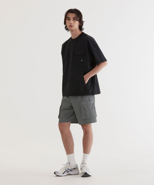 REGULAR-FIT TECH NYLON CARGO SHORTS