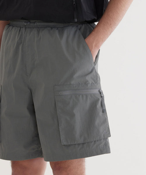 REGULAR-FIT TECH NYLON CARGO SHORTS