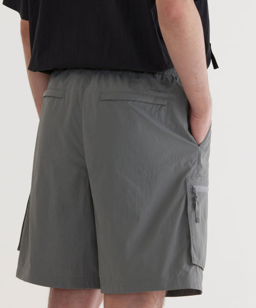 REGULAR-FIT TECH NYLON CARGO SHORTS