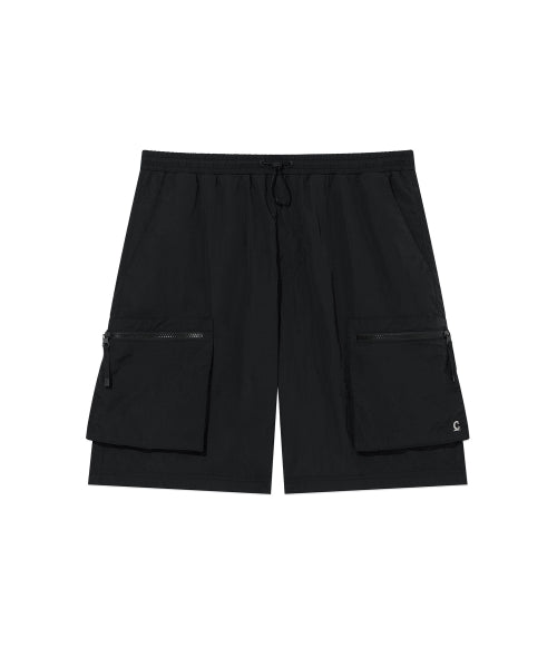 REGULAR-FIT TECH NYLON CARGO SHORTS