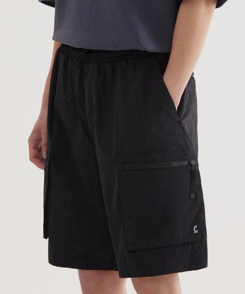 REGULAR-FIT TECH NYLON CARGO SHORTS