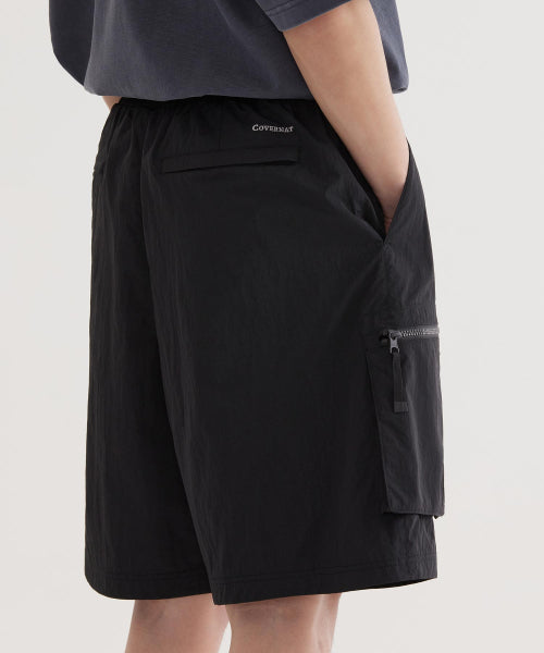 REGULAR-FIT TECH NYLON CARGO SHORTS