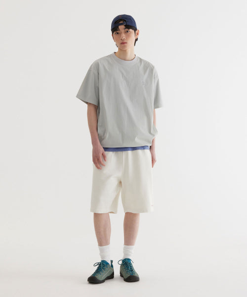 REGULAR-FIT SMALL AUTHENTIC LOGO DYING SWEAT SHORTS