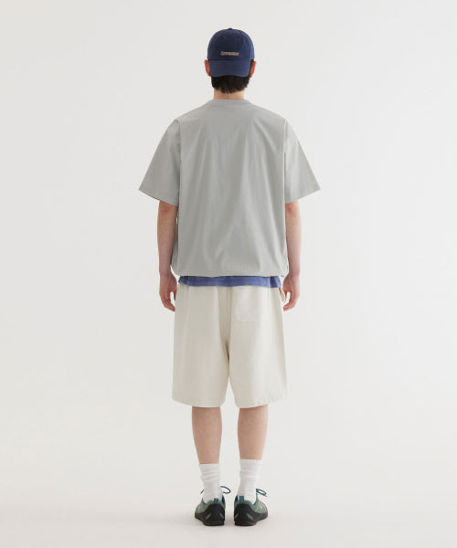 REGULAR-FIT SMALL AUTHENTIC LOGO DYING SWEAT SHORTS