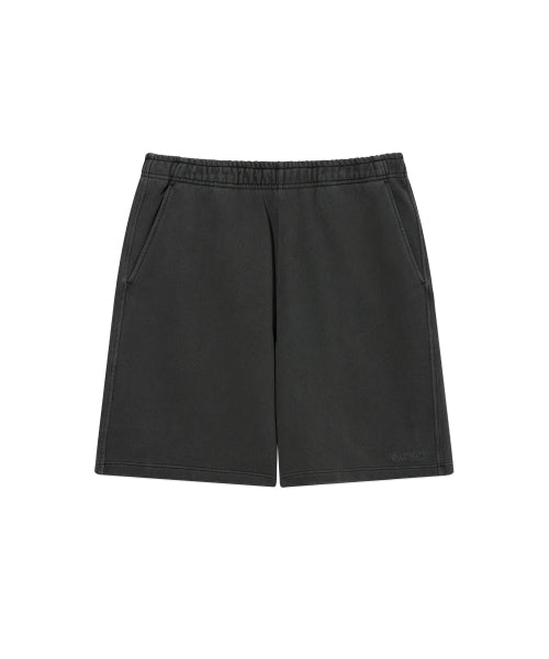 REGULAR-FIT SMALL AUTHENTIC LOGO DYING SWEAT SHORTS
