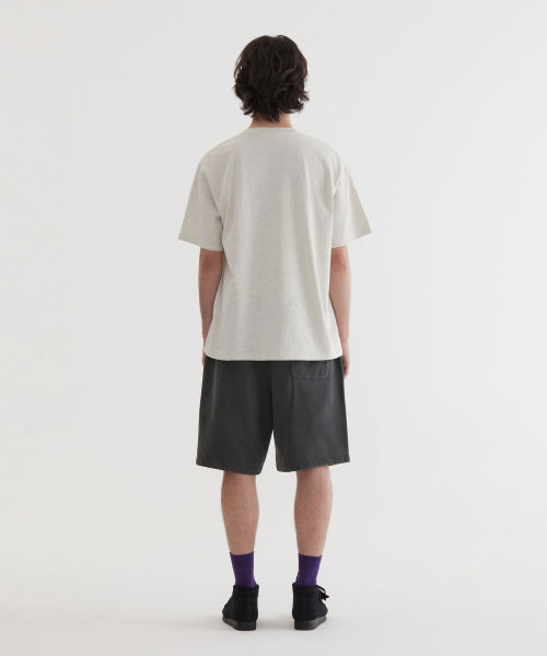 REGULAR-FIT SMALL AUTHENTIC LOGO DYING SWEAT SHORTS