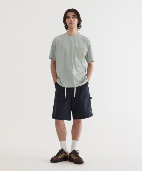 BASIC NYLON POCKET T-SHIRT
