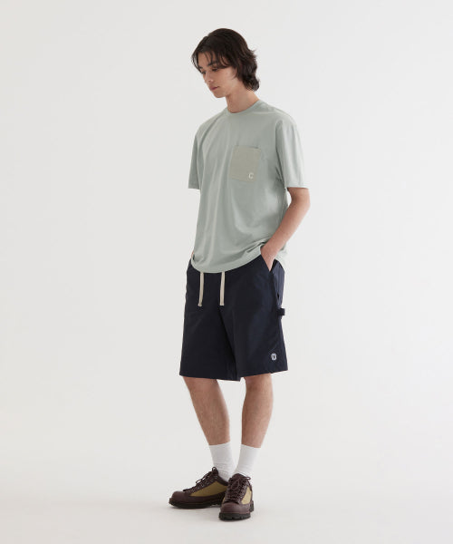 BASIC NYLON POCKET T-SHIRT