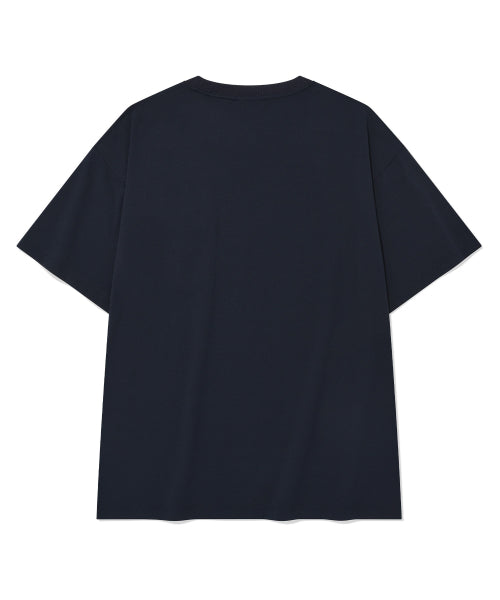 BASIC NYLON POCKET T-SHIRT