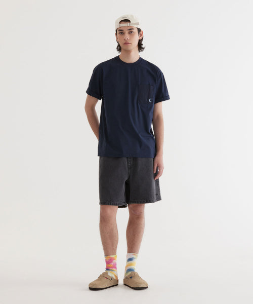 BASIC NYLON POCKET T-SHIRT