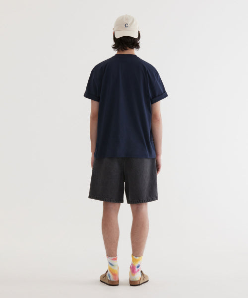 BASIC NYLON POCKET T-SHIRT