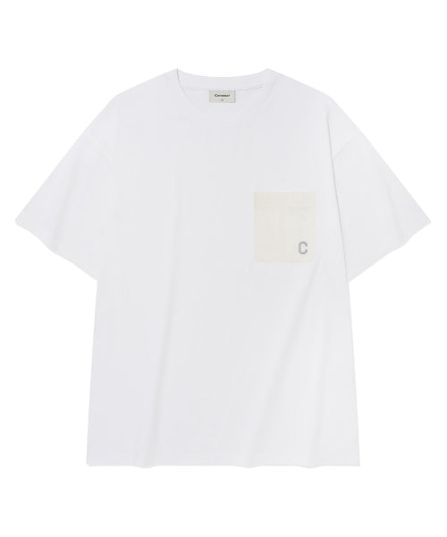 BASIC NYLON POCKET T-SHIRT