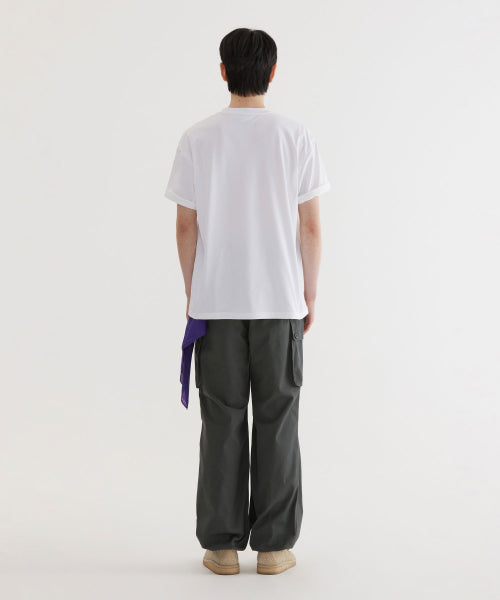 BASIC NYLON POCKET T-SHIRT