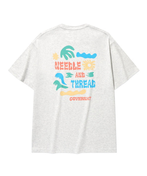 DOODLE TROPICAL GRAPHIC T-SHIRT