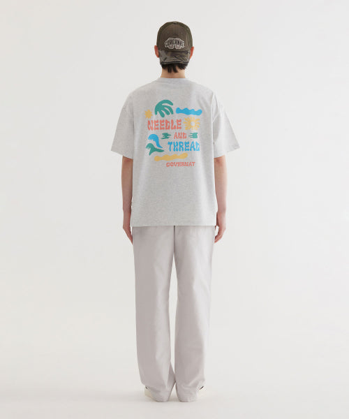 DOODLE TROPICAL GRAPHIC T-SHIRT