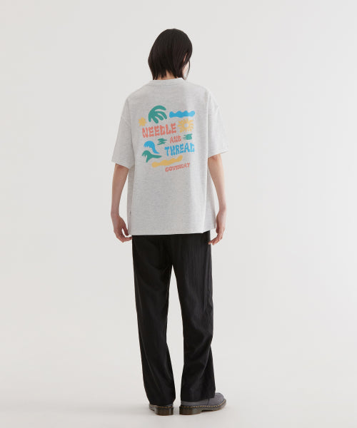 DOODLE TROPICAL GRAPHIC T-SHIRT