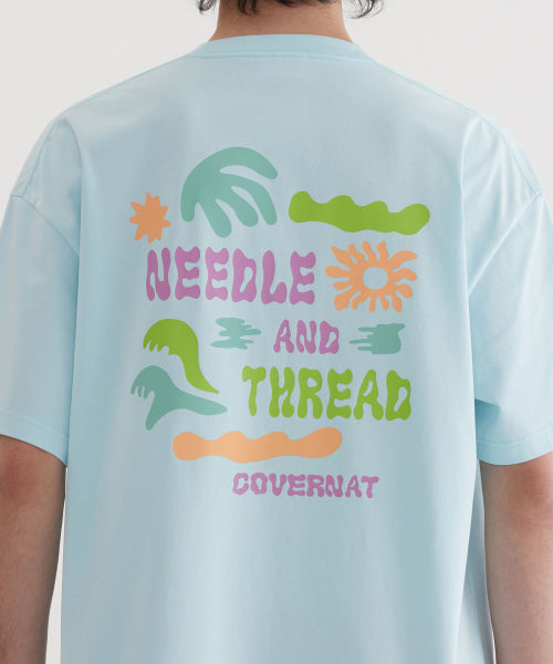 DOODLE TROPICAL GRAPHIC T-SHIRT