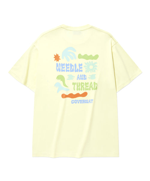 DOODLE TROPICAL GRAPHIC T-SHIRT