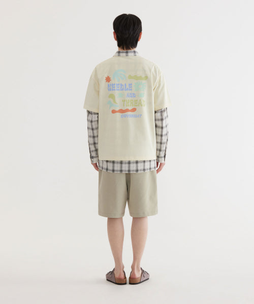 DOODLE TROPICAL GRAPHIC T-SHIRT