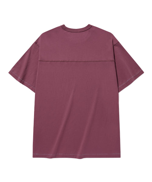 PAINTING GRAPHIC CUT LINE T-SHIRT