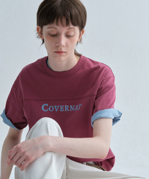 PAINTING GRAPHIC CUT LINE T-SHIRT