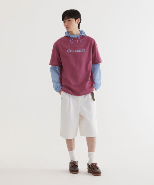 PAINTING GRAPHIC CUT LINE T-SHIRT