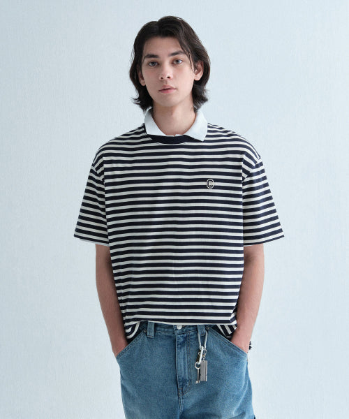 BASIC STRIPE T-SHIRT
