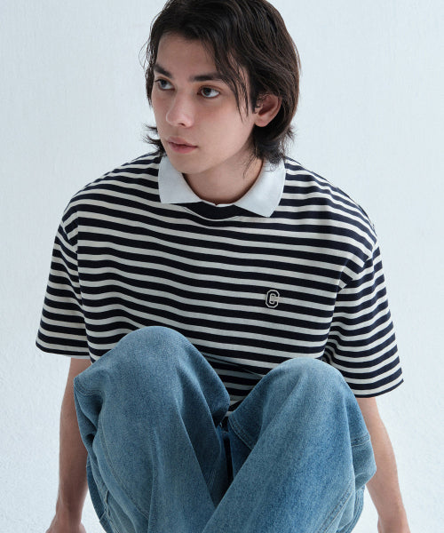 BASIC STRIPE T-SHIRT